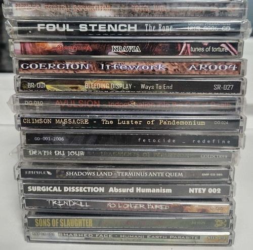 Cds death metal - death, lot